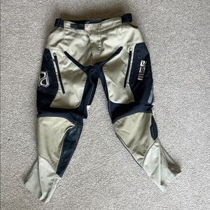 MSR Legend - In the boot (ITB) Black/Khaki Motorcycle Pants